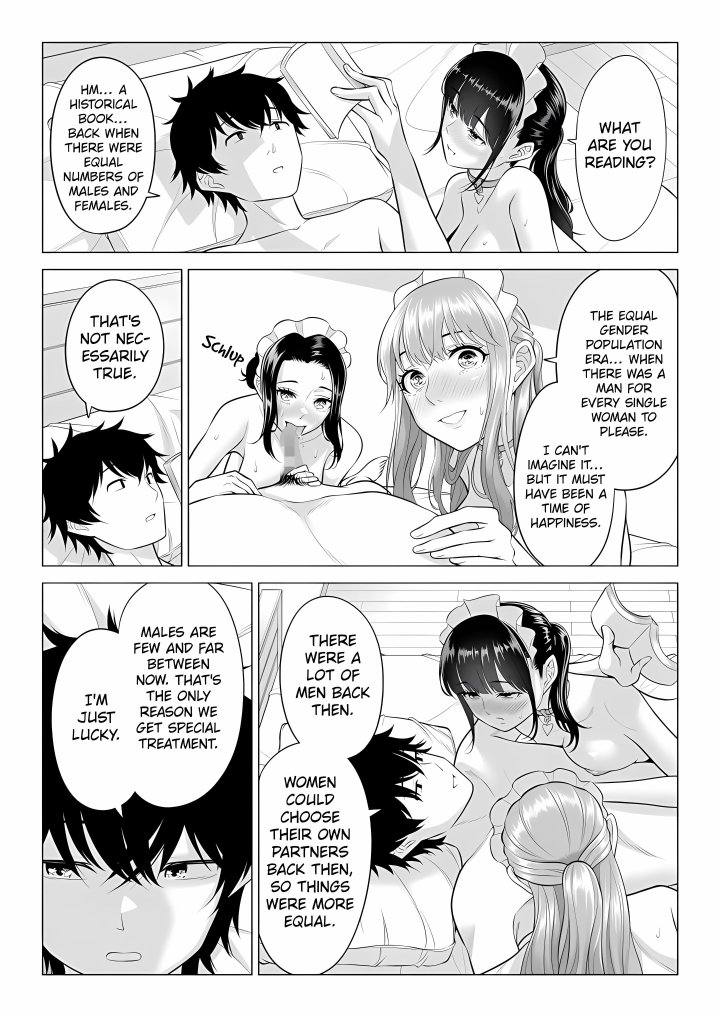 In a World Where Males Are Nearly Extinct, Semen Has Become a Precious Resource - Chapter 29 Page 54