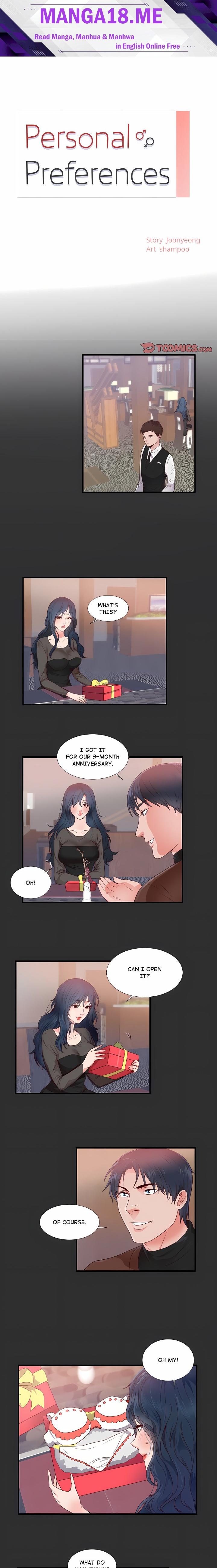 Personal Preferences - Chapter 3 Page 1