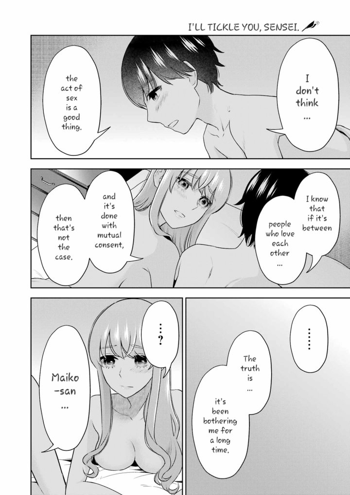 Sensei No Koto, Kusugutte Ageru - Chapter 34 Page 20
