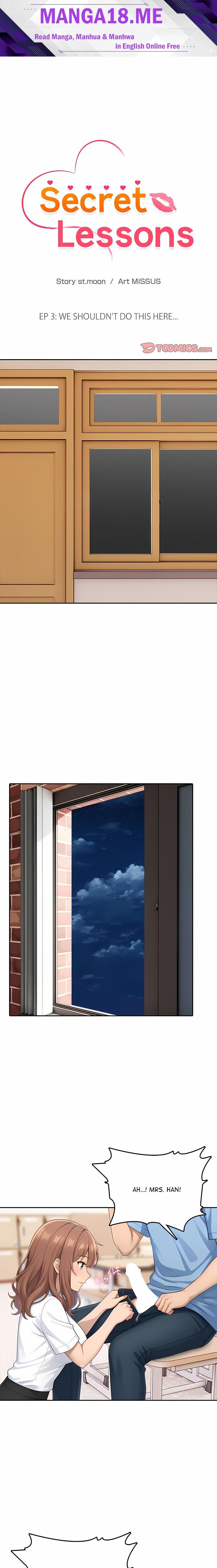 Secret Lessons - Chapter 3 Page 1