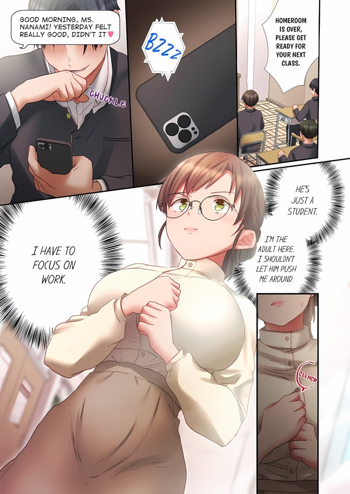 Sent to the Wrong Chat: Blackmailed by One of the Thirty Boys in My Class! (Uncensored) - Chapter 2 Page 7