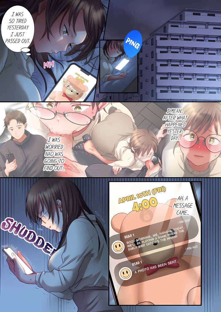 Sent to the Wrong Chat: Blackmailed by One of the Thirty Boys in My Class! (Uncensored) - Chapter 3 Page 1