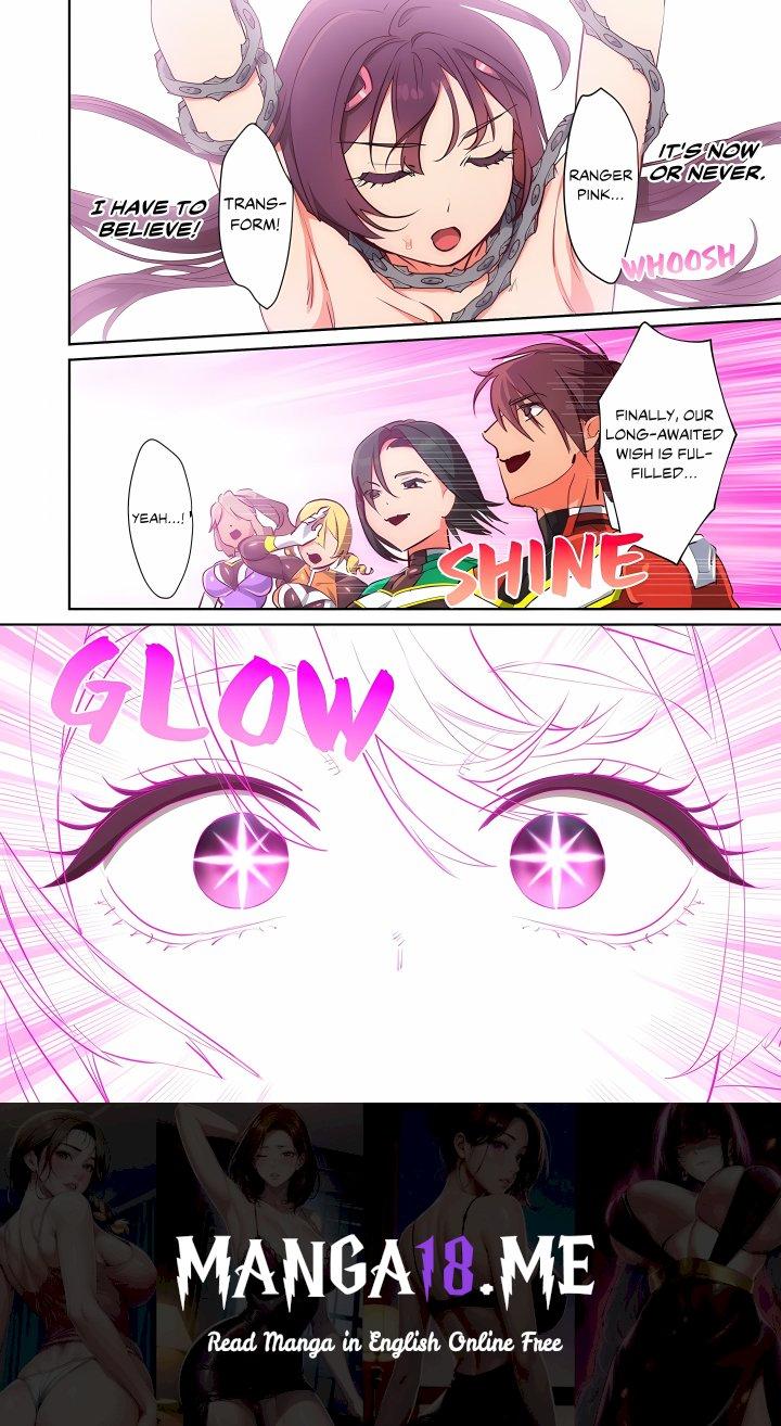 Pitiful Ranger Pink: I’m Such a Disgrace, but It Feels So Good! (Uncensored) - Chapter 21 Page 24