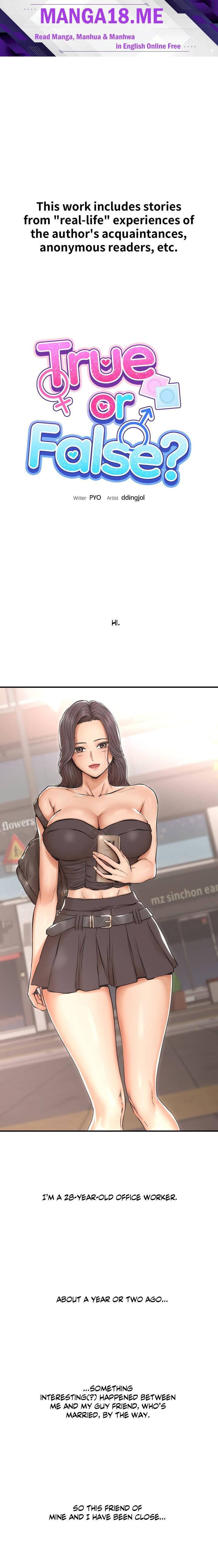 True or False? (Uncensored) - Chapter 1 Page 1